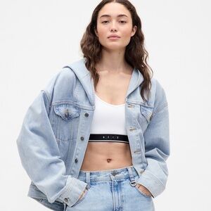 Gap × BÉIS Oversized Denim Hooded Jacket